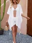 Women Plain Spring/Fall Cover-up Casual Lightweight Cardigan