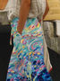 Women Abstract Long Pant Casual Spring/Fall Trousers