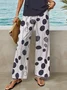Women Polka Dots Printing Two-Piece Set Daily Sleeveless Casual Summer Top With Pants Matching Set