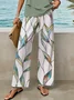 Women Floral Printing Two-Piece Set Daily Sleeveless Casual Summer Top With Pants Matching Set