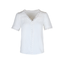 Women Polka Dots Short Sleeve Shirt Summer V Neck Daily Casual Top