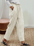 Women Striped Long Pant Casual Spring/Fall Trousers