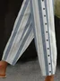 Women Striped Long Pant Casual Spring/Fall Trousers