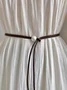 Urban Plain Pearl Decoration Belt