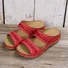 Women Retro Non-Slip Round Toe Comfortable Flat Sandals Casual Daily Slippers