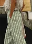 Women Striped Long Pants Casual Spring/Fall Trousers