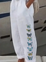 Women Butterfly Long Pant Casual Spring/Fall Trousers