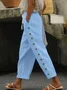 Women Plain Long Pant Casual Spring/Fall Trousers