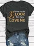 Women Letter Pattern Short Sleeve Tee T-shirt Crew Neck Casual Summer Top
