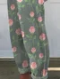 Women Floral Long Pants Casual Spring/Fall Trousers