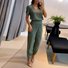 Women Striped Two-Piece Set Daily Short Sleeve Casual Summer Top With Pants Matching Set