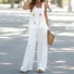 Women Geometric Two-Piece Set Daily Sleeveless Vintage Summer Top With Pants Matching Set