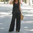 Women Geometric Two-Piece Set Daily Sleeveless Vintage Summer Top With Pants Matching Set