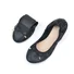 Summer Egg Roll Shoes Lizard Pattern 2025 Casual Soft Bottom Shallow Mouth Single Shoes For Women Pregnant Women Bow Black Women's Shoes