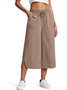 Women Plain Capris Pants Casual Summer Trousers