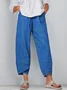Women Striped Capris Pants Casual Summer Trousers