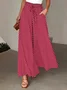 Women Polka Dots Long Pants Casual Spring/Fall Trousers