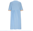 Women Plain Half Sleeve Summer Split Joint Dress V Neck Daily Casual Maxi Fit & Flare Dress A-Line Dress