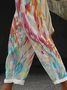 Women Abstract Long Pants Casual Spring/Fall Trousers