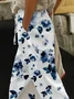 Women Floral Long Pants Casual Spring/Fall Trousers