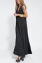Women Plain Sleeveless Summer Split Joint Dress V Neck Daily Casual Maxi Fit & Flare Dress A-Line Dress