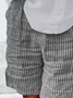 Women Striped Shorts Straight Pants Casual Summer Shorts