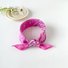 European and American hip-hop silk scarf for women 50cm cotton and linen small square scarf new style niche personality cashew print headscarf waist scarf