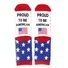 Spot Cross-border Long Cotton Socks American Independence Day Flag Socks Striped Casual Sports Socks Letter Jacquard Creative Socks