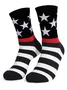 Summer New American Flag Independence Day Holiday Gift Printed Cotton Men And Women Middle Tube Socks