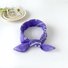 European and American hip-hop silk scarf for women 50cm cotton and linen small square scarf new style niche personality cashew print headscarf waist scarf