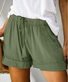 Women Plain Shorts Straight Pants Casual Summer Shorts