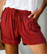 Women Plain Shorts Straight Pants Casual Summer Shorts