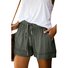 Women Plain Shorts Straight Pants Casual Summer Shorts
