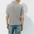 Women Plain Short Sleeve Tee T-shirt Shawl Collar Buckle Casual Summer Top