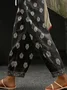 Women Floral Long Pants Casual Spring/Fall Trousers