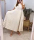 Women Plain Short Sleeve Summer Gathered Dress Crew Neck Daily Vintage Maxi T-Shirt Dress A-Line Dress