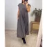 Women Plain Short Sleeve Summer Gathered Dress Crew Neck Daily Vintage Maxi T-Shirt Dress A-Line Dress