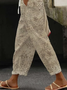 Women Floral Long Pants Casual Spring/Fall Trousers