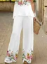 Women Floral Printing Two-Piece Set Daily Sleeveless Casual Summer Multi-Piece Set Matching Set