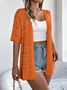 Women Lace Summer Cover-up Vintage Hollow Out Lightweight Cardigan