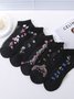Hot Sale Ladies Short Tube Crystal Stockings Spring And Summer Thin Embroidered Glass Silk Women's Stockings Middle-aged And Elderly Non-slip Socks