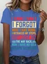 Women Text Letters Short Sleeve Tee T-shirt Crew Neck Casual Summer Top