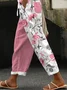Women Floral Long Pants Casual Spring/Fall Trousers