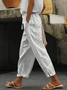 Women Geometric Long Pants Casual Spring/Fall Trousers