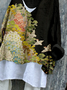 Women Floral Long Sleeve Blouse Spring/Fall Printing V Neck Daily Casual Top