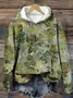 Women's Floral Spring/Fall Long Sleeve Casual Daily Hoodie