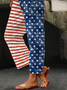 Women Independence Day (Flag) Long Pants Casual Spring/Fall Trousers