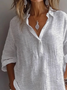 Women Floral Long Sleeve Shirt Spring/Fall Printing Shirt Collar Daily Casual Top