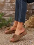 Summer Ladies Outdoor Wedge Heel Three-dimensional Non-slip Flower Slippers Women Sandals Beach Slippers