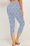 Women's Trousers Elastic Waist Legging Daily Going Out Casual Printing Floral Summer Pants